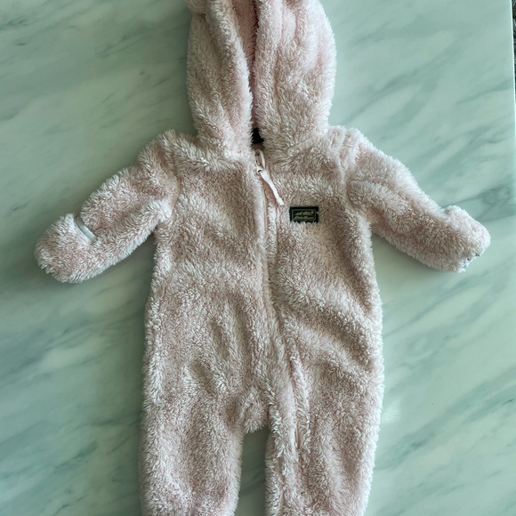 Eddie Bauer Other - Eddie Bauer Blush Fleece Footie